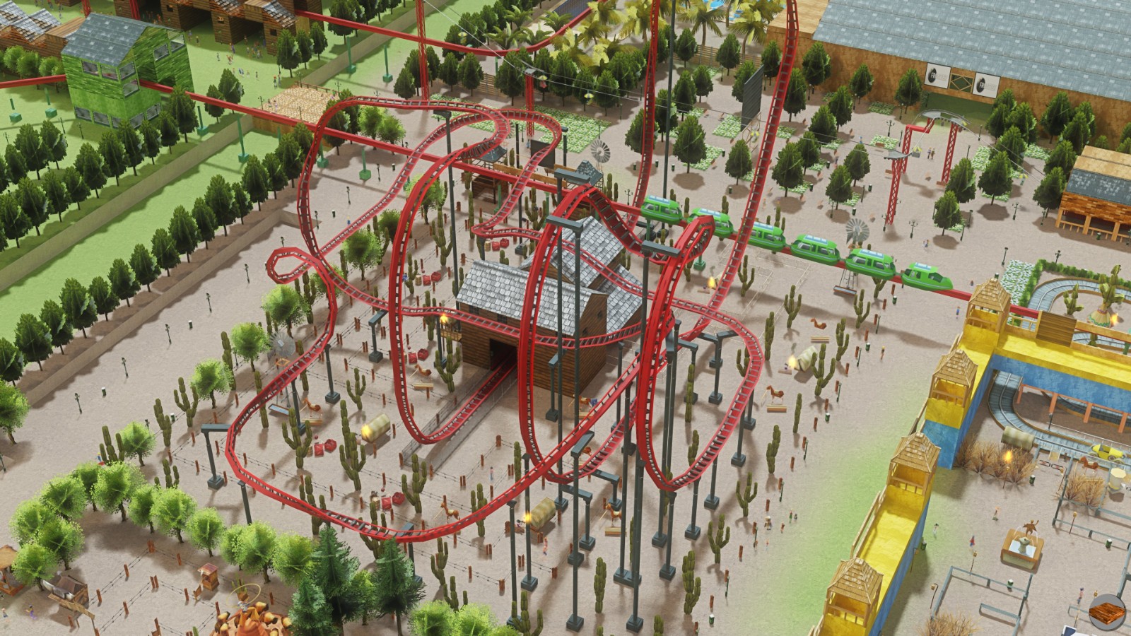 《過山車大亨3》RTX Remix路徑追蹤Mod分享