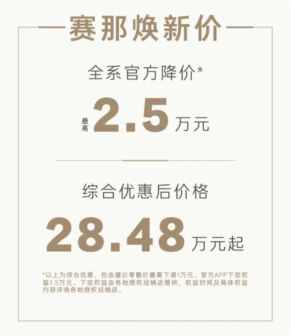 全系降價(jià)2.5萬元！2024款豐田賽那上市：28.48萬起