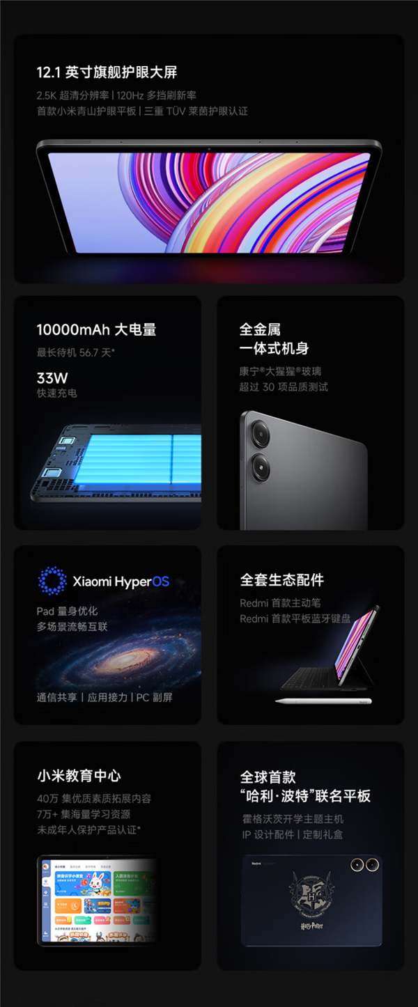 2.5K高刷大屏+驍龍芯僅1499元起！Redmi Pad Pro新配色上線