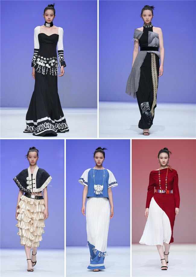 成都紡織高等?？茖W(xué)校服裝學(xué)院畢業(yè)設(shè)計作品亮相2024中國國際大學(xué)生時裝周
