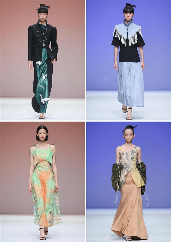 成都紡織高等?？茖W(xué)校服裝學(xué)院畢業(yè)設(shè)計(jì)作品亮相2024中國國際大學(xué)生時(shí)裝周