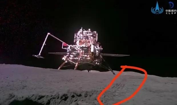 月球上嫦娥六號這張合影是誰拍的，嫦娥拍的月球照片 6