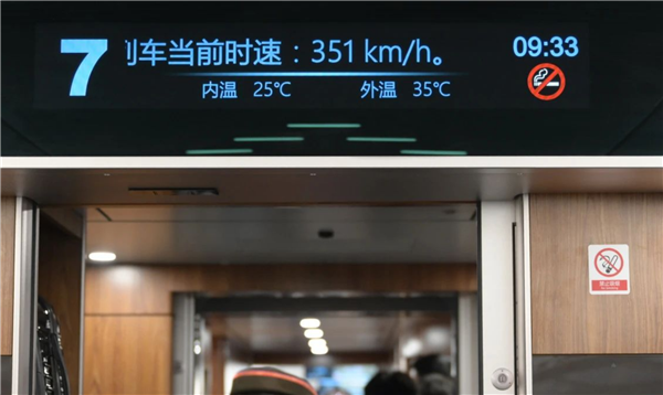 350公里時(shí)速高鐵已達(dá)6798公里！北京-香港只需8小時(shí)12分