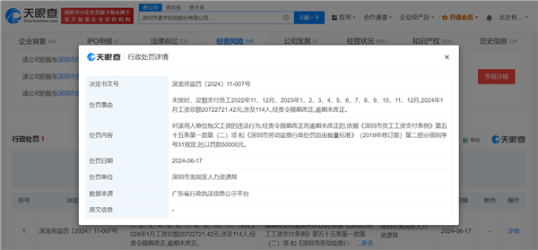 折疊屏手機鼻祖！柔宇科技拖欠2072萬工資被罰5萬元：已拖欠百名員工15個月工資