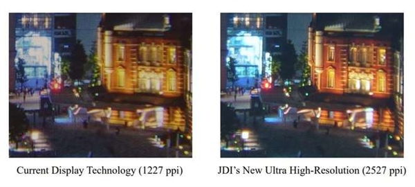 2.15英寸可達(dá)2527PPI！日本JDI開發(fā)全球高分辨率玻璃基屏幕