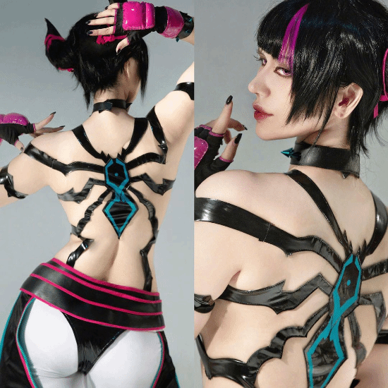 美女COS《街霸6》韓蛛俐：瘋P美人來到現(xiàn)實(shí)