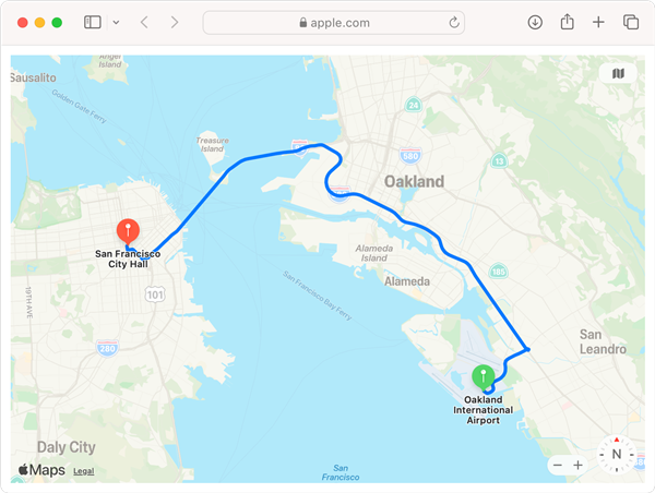 蘋果推出Apple Maps網(wǎng)頁版地圖：兼容Win PC Chrome、Edge瀏覽器