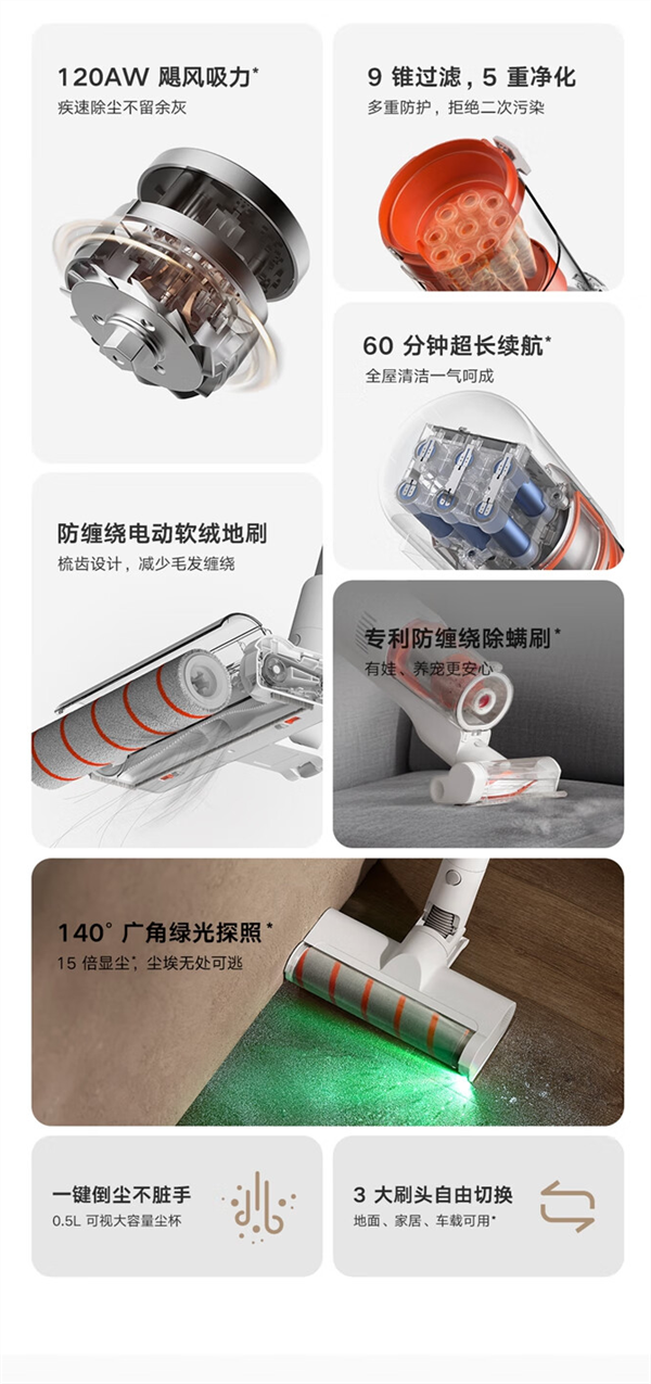 首發(fā)759元！小米米家無線吸塵器3C上市：電機(jī)10萬轉(zhuǎn)/分鐘
