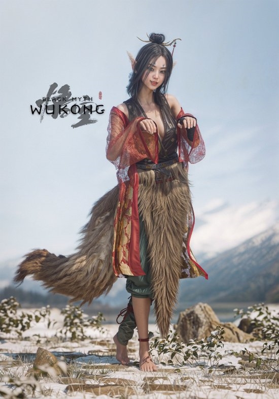 《黑神話》小狐貍萍萍圖賞 尖耳狐尾超可愛(ài)