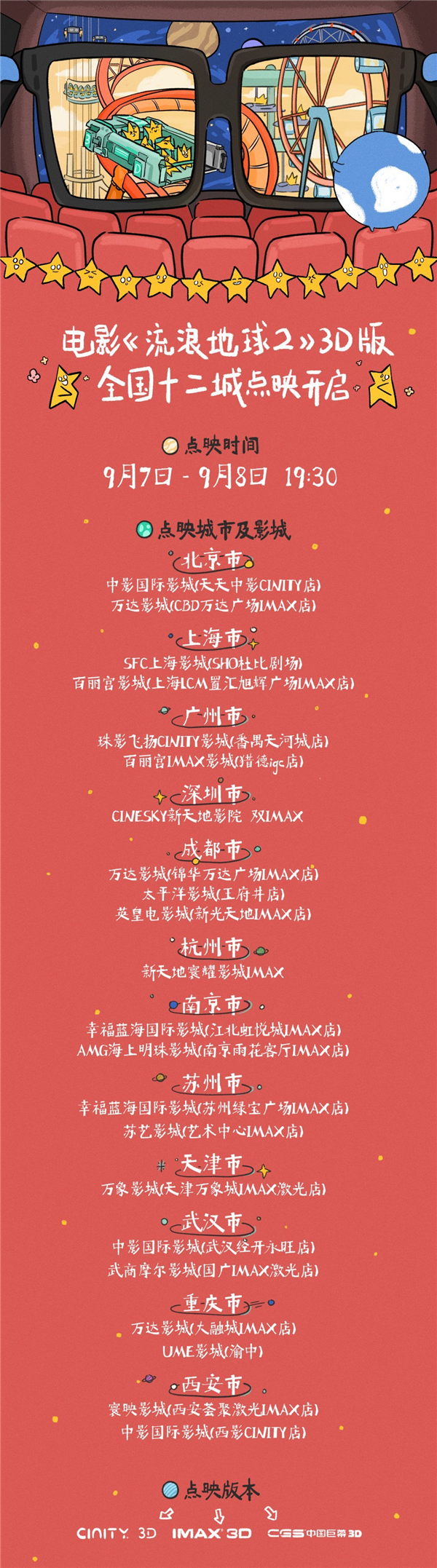國(guó)產(chǎn)科幻巨制 《流浪地球2》3D版宣布9月7日點(diǎn)映