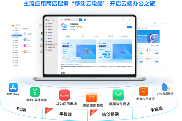 中國移動云電腦PC端3.0發(fā)布：適配海思、麒麟主流國產(chǎn)化芯片