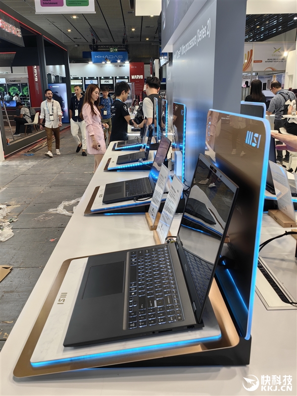微星展示四款酷睿Ultra 200V筆記本：13-16寸全都有、輕至990克
