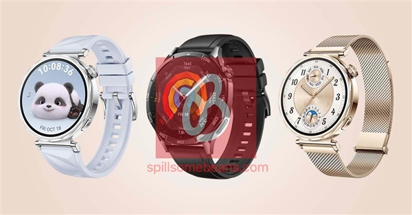 41mm/46mm雙尺寸：華為Watch GT 5智能手表渲染圖曝光！健康能力大提升