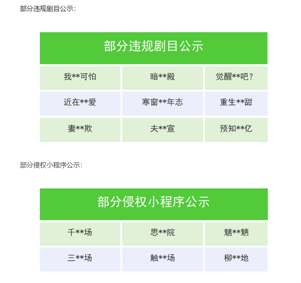 微信下架重生、覺醒類多部違規(guī)微短?。翰涣紝?dǎo)向、未備案等