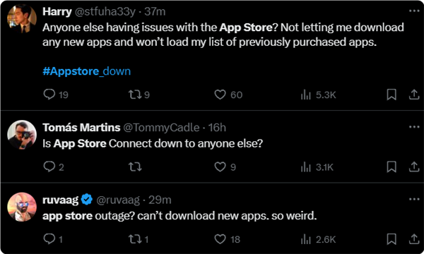 深夜全球崩潰 無法下載安裝！蘋果App Store服務中斷問題已修復