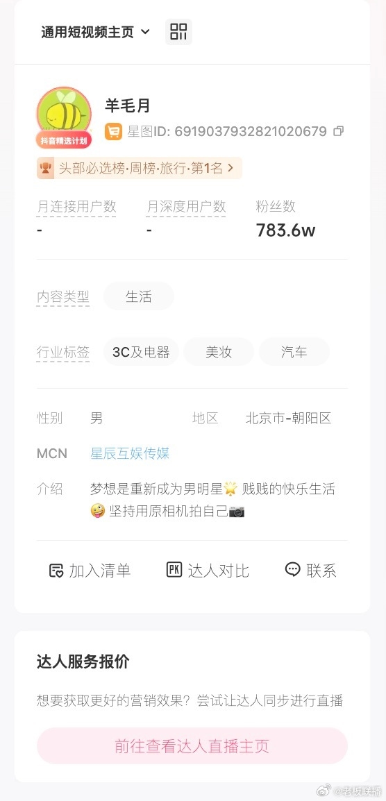 三天粉絲銳減近百萬！羊毛月緊急關(guān)閉視頻廣告報價