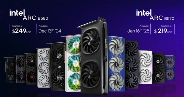 性能超越RTX 4060！英特爾推出第二代銳炫桌面級(jí)顯卡