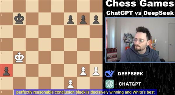 到底誰更聰明！DeepSeek下棋騙贏了ChatGPT：老外驚呼不得了