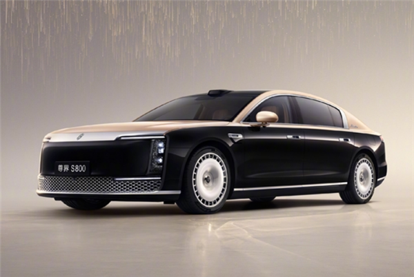 能與勞斯萊斯比高低！尊界S800純白實(shí)車曝光：本周上市