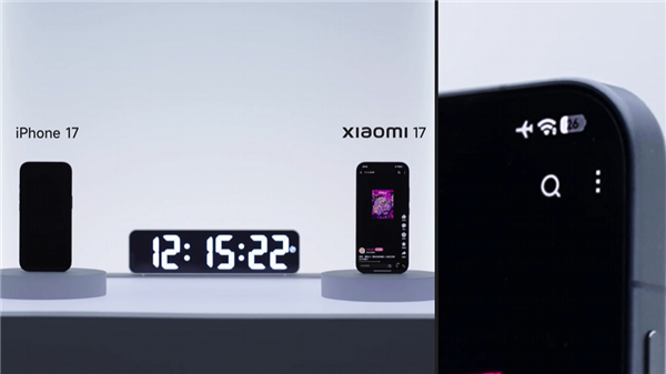 小米17續(xù)航實(shí)測對(duì)比：iPhone 17+充電寶耗關(guān)機(jī) 小米17還剩26%